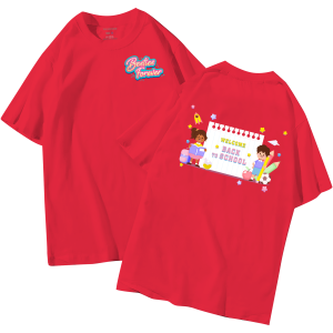 đồng phục áo lớp in hình mới nhất, hình in bên đẹp cute dễ thương