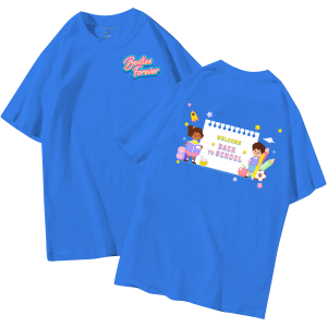 đồng phục áo lớp in hình mới nhất, hình in bên đẹp cute dễ thương