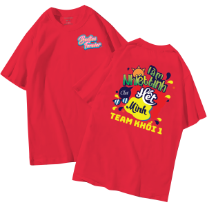 đồng phục áo lớp in hình mới nhất, hình in bên đẹp cute dễ thương