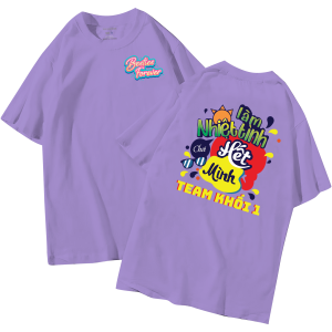 đồng phục áo lớp in hình mới nhất, hình in bên đẹp cute dễ thương