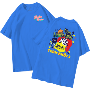 đồng phục áo lớp in hình mới nhất, hình in bên đẹp cute dễ thương