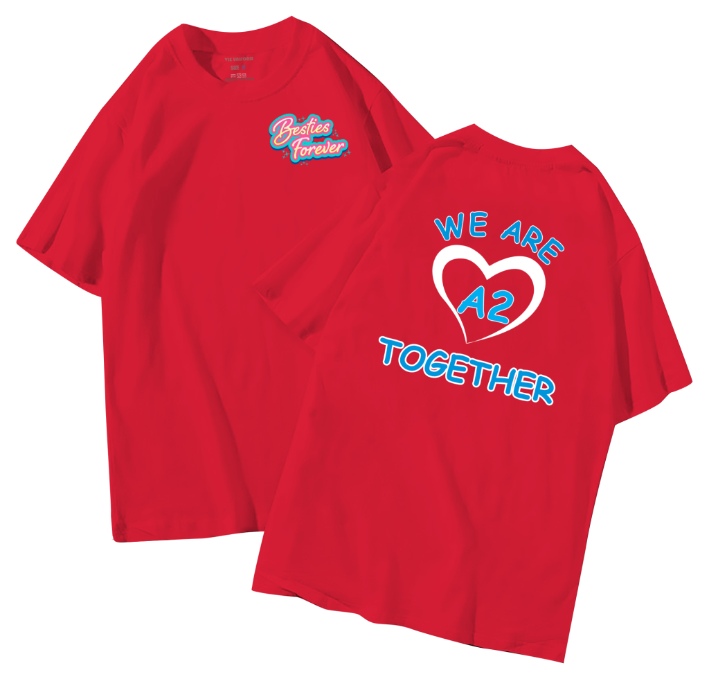 đồng phục áo lớp in hình mới nhất, hình in bên đẹp cute dễ thương