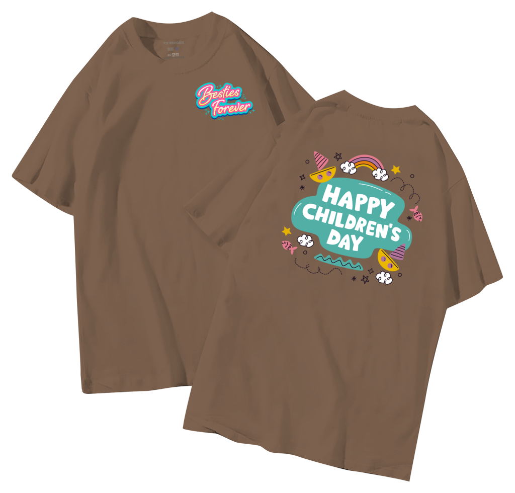 đồng phục áo lớp in hình mới nhất, hình in bên đẹp cute dễ thương