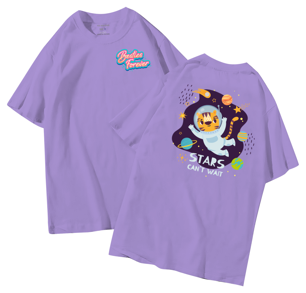 đồng phục áo lớp in hình mới nhất, hình in bên đẹp cute dễ thương