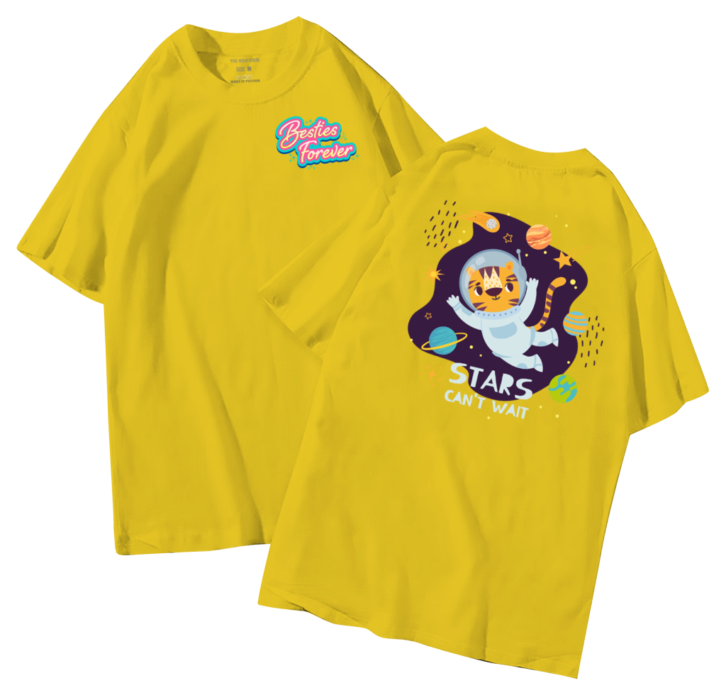 đồng phục áo lớp in hình mới nhất, hình in bên đẹp cute dễ thương