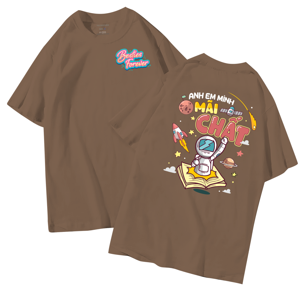 đồng phục áo lớp in hình mới nhất, hình in bên đẹp cute dễ thương