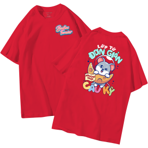 đồng phục áo lớp in hình mới nhất, hình in bên đẹp cute dễ thương