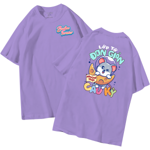 đồng phục áo lớp in hình mới nhất, hình in bên đẹp cute dễ thương