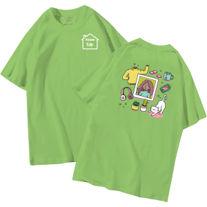 đồng phục áo lớp in hình mới nhất, hình in bên đẹp cute dễ thương