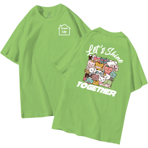 đồng phục áo lớp in hình mới nhất, hình in bên đẹp cute dễ thương