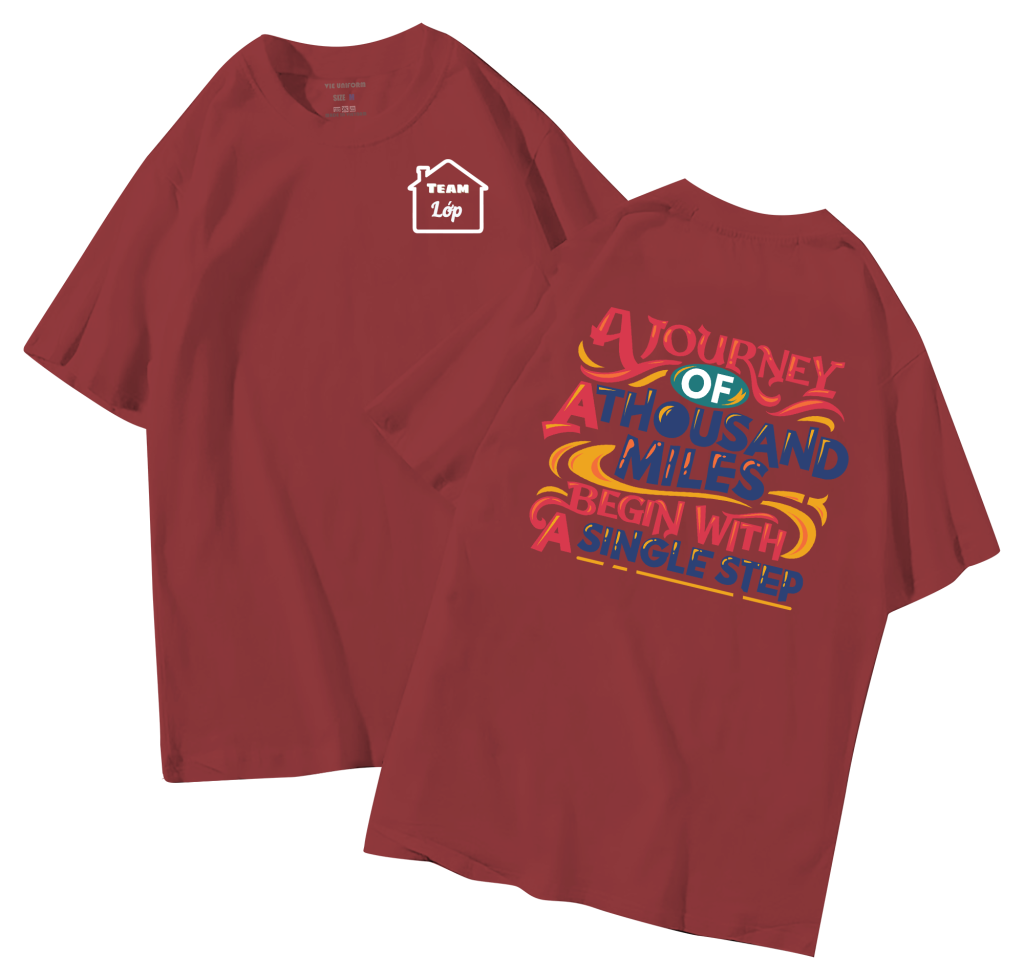 đồng phục áo lớp in hình mới nhất, hình in bên đẹp cute dễ thương