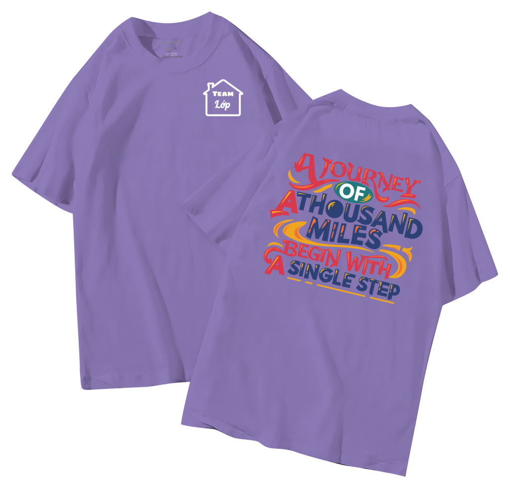 đồng phục áo lớp in hình mới nhất, hình in bên đẹp cute dễ thương