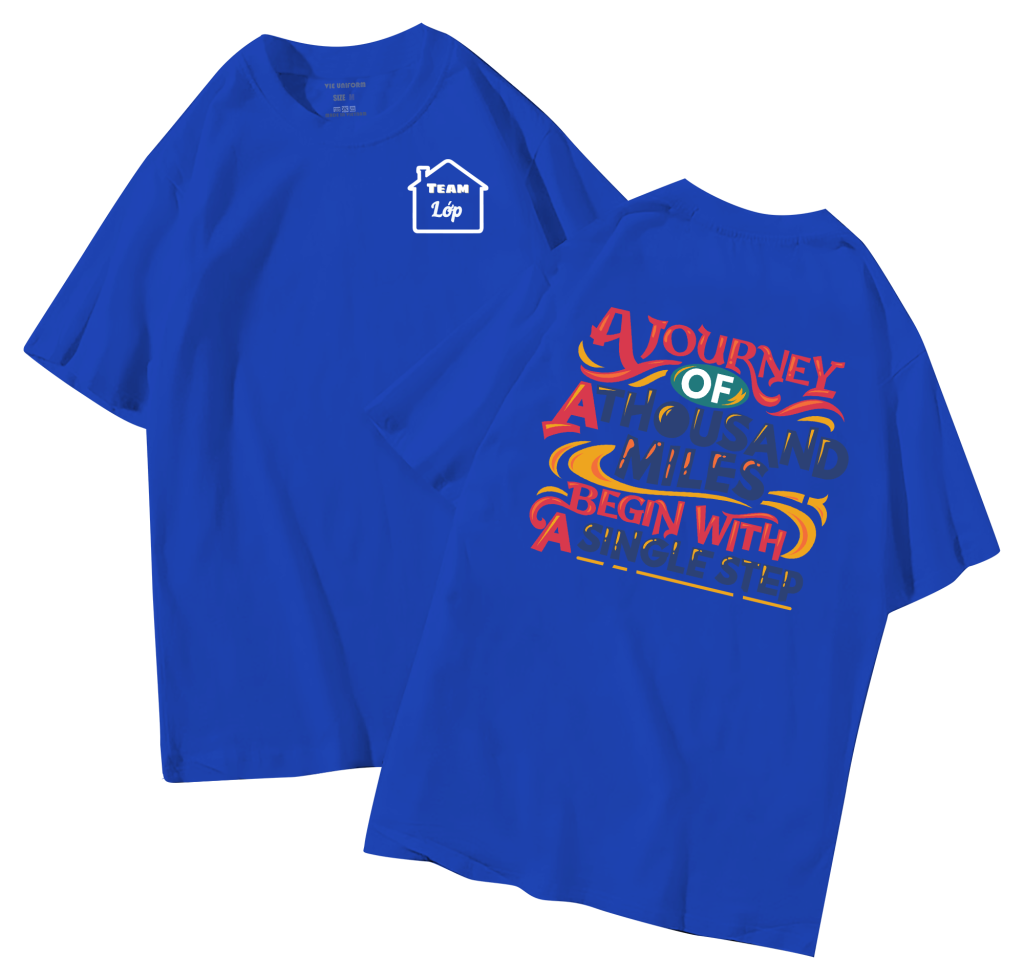 đồng phục áo lớp in hình mới nhất, hình in bên đẹp cute dễ thương