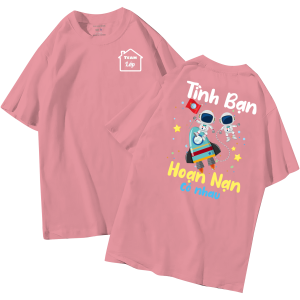 đồng phục áo lớp in hình mới nhất, hình in bên đẹp cute dễ thương