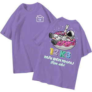 đồng phục áo lớp in hình mới nhất, hình in bên đẹp cute dễ thương