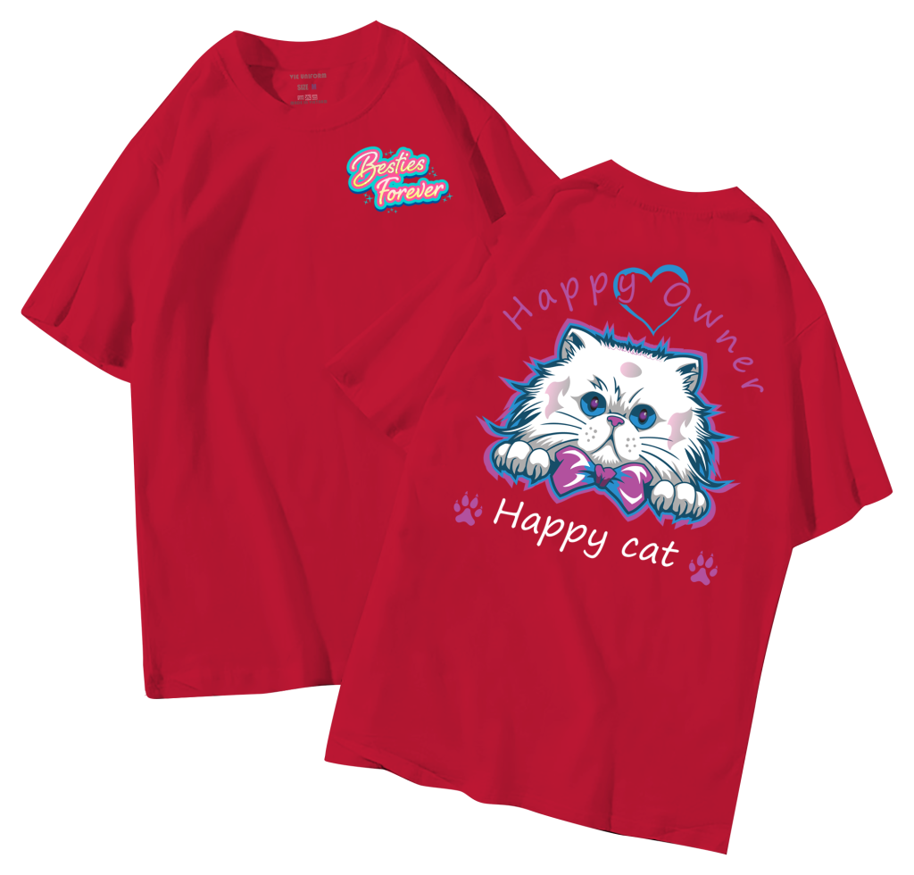 đồng phục áo lớp in hình mới nhất, hình in bên đẹp cute dễ thương