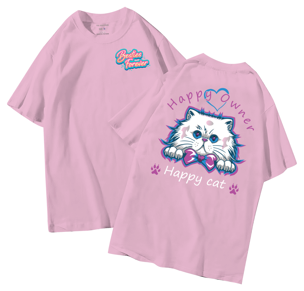 đồng phục áo lớp in hình mới nhất, hình in bên đẹp cute dễ thương