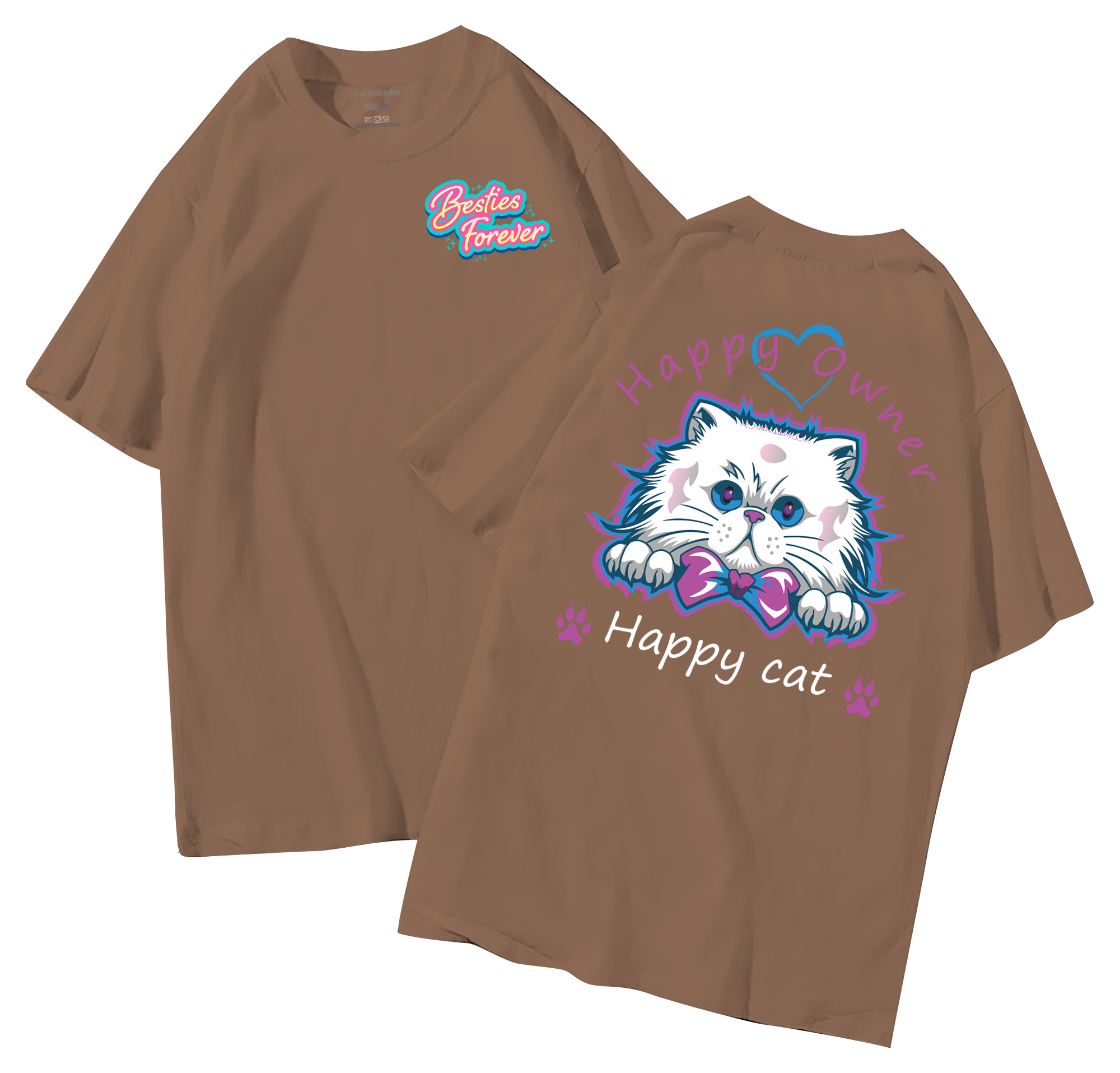 Áo lớp in hình 40.6 NAU đồng phục áo lớp in hình mới nhất, hình in bên đẹp cute dễ thương