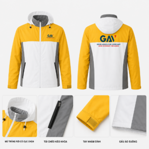 chi tiết Áo gió GAV
