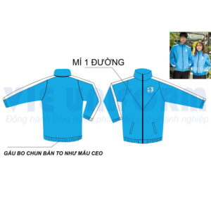 Áo gió kỷ niệm lớp 25 năm