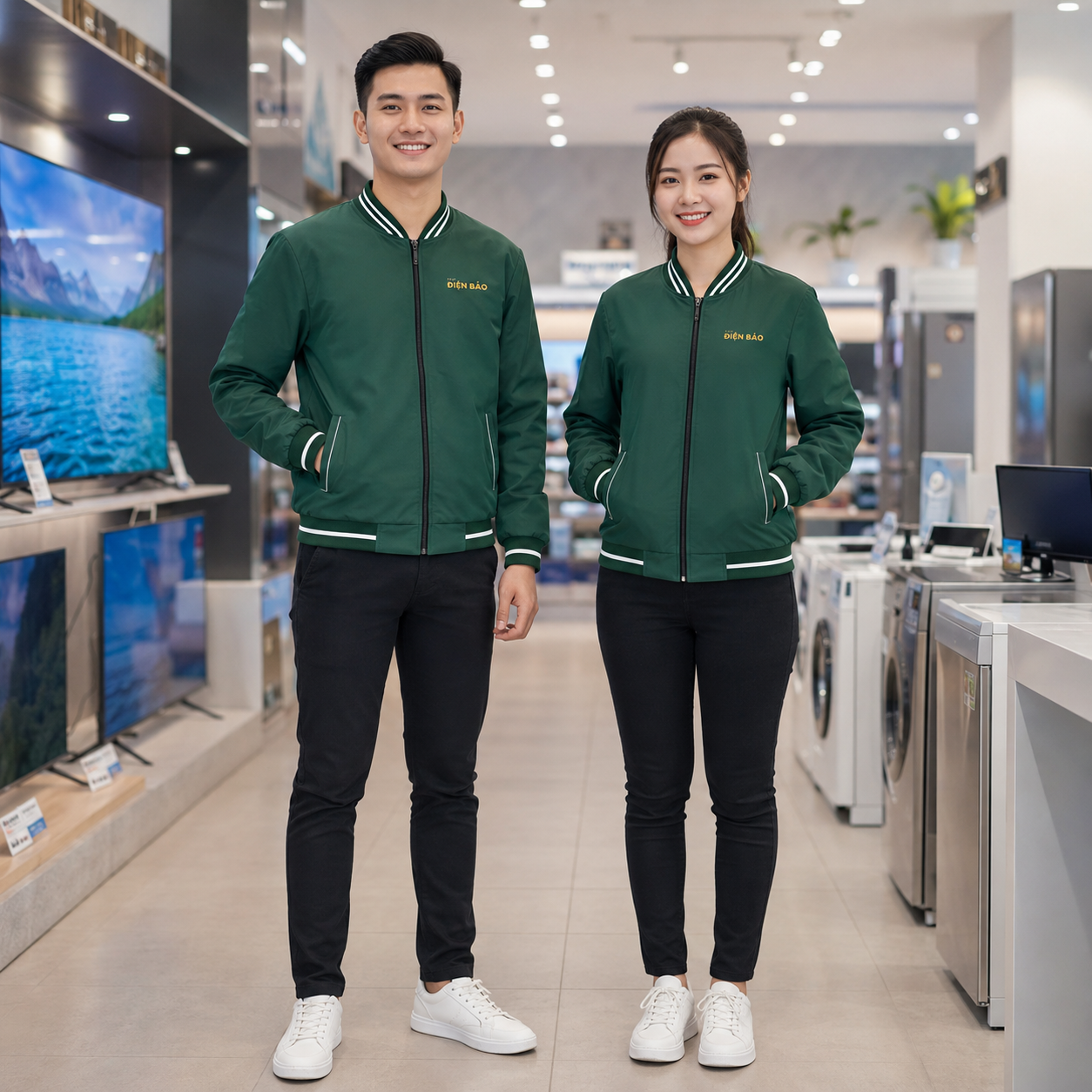 Áo khoác gió Điện Báo Áo khoác gió Điện Báo