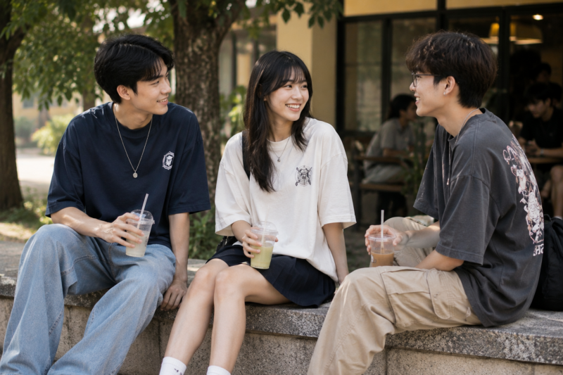 Áo lớp oversize mặc hằng ngày
