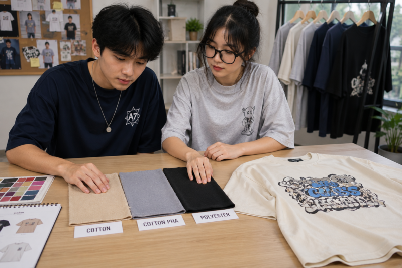 Chất liệu áo lớp oversize