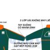 đồng phục áo khoác gió in logo Damahad xanh áo màu xanh phối cam AKG18