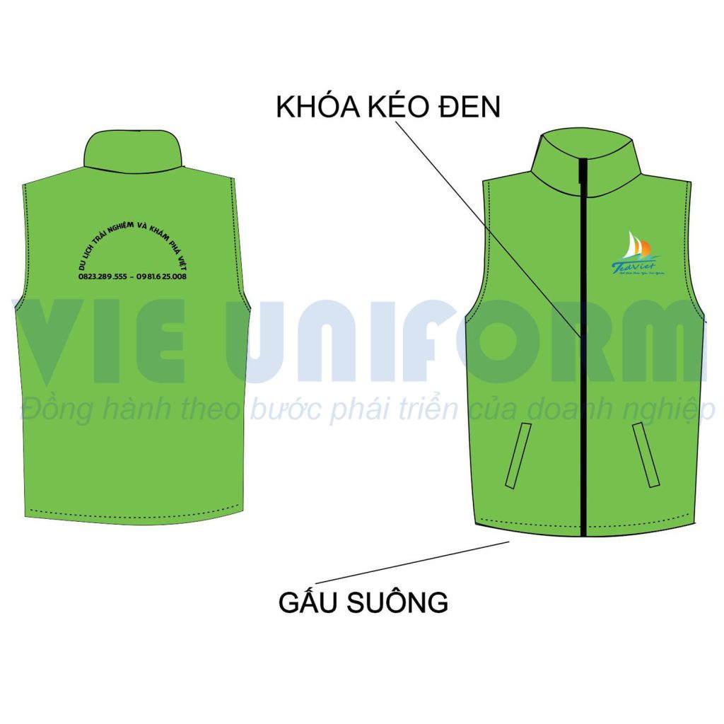 Đồng phục áo khoác gió doanh nghiệp