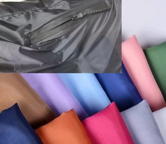 Vải lụa lót trong đồng phục áo khoác gió