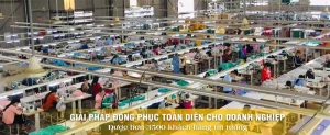 Xưởng sản xuất đồng phục tại VIE Uniform