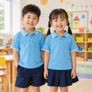 Ảnh Mẫu áo polo đồng phục mầm non