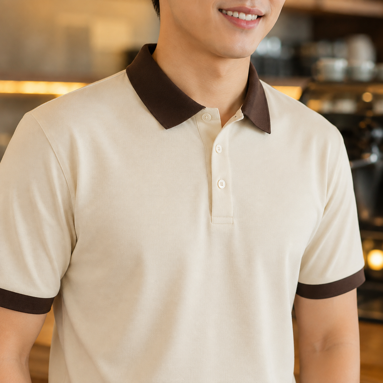 Ảnh chi tiết Mẫu áo polo đồng phục quán cafe Ảnh chi tiết Mẫu áo polo đồng phục quán cafe