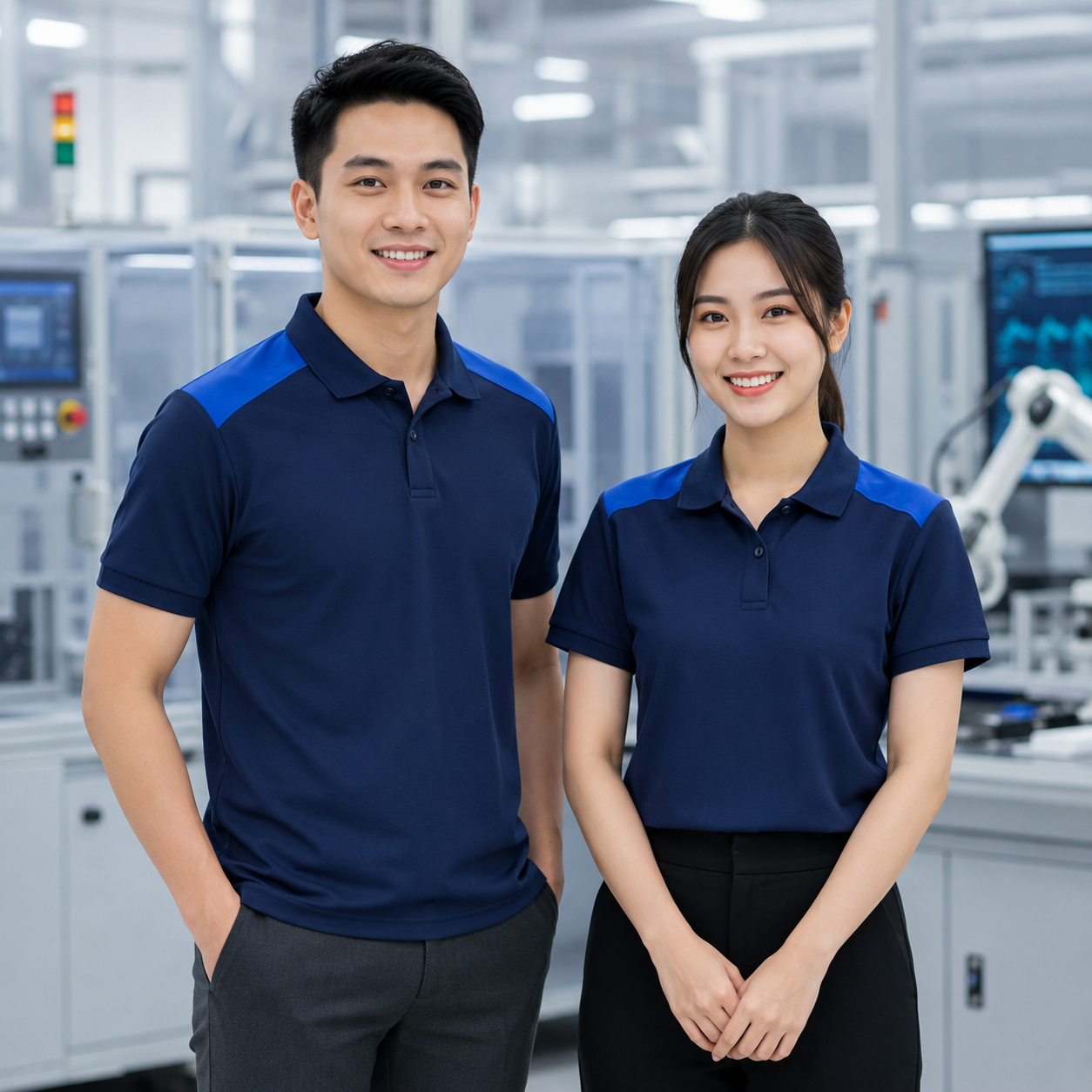 Ảnh đại diện Mẫu áo polo phối vai đồng phục Ảnh đại diện Mẫu áo polo phối vai đồng phục