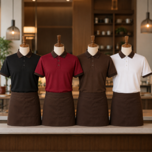 Ảnh màu áo Mẫu áo polo đồng phục nhà hàng