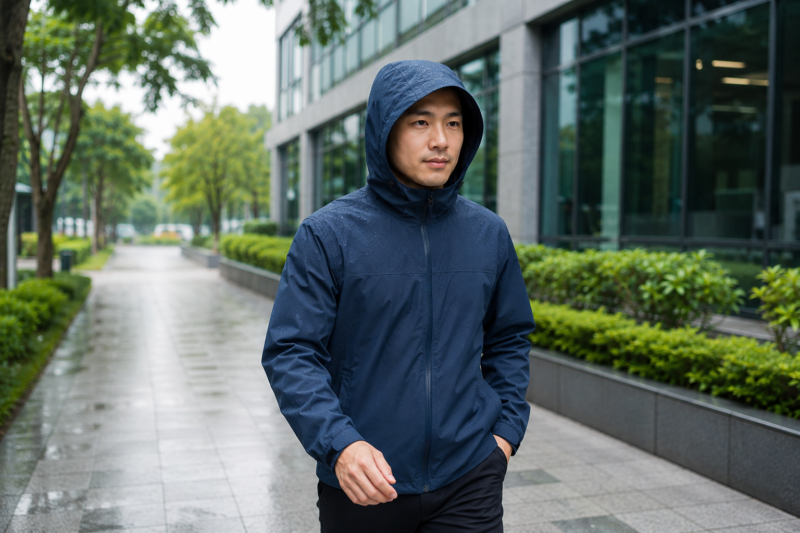 Áo khoác gió chống nước có mũ