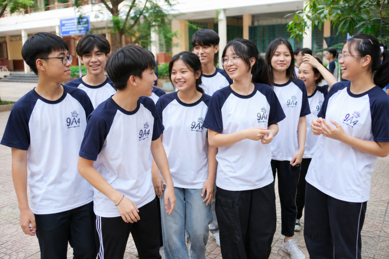 Áo lớp cho học sinh cấp 2