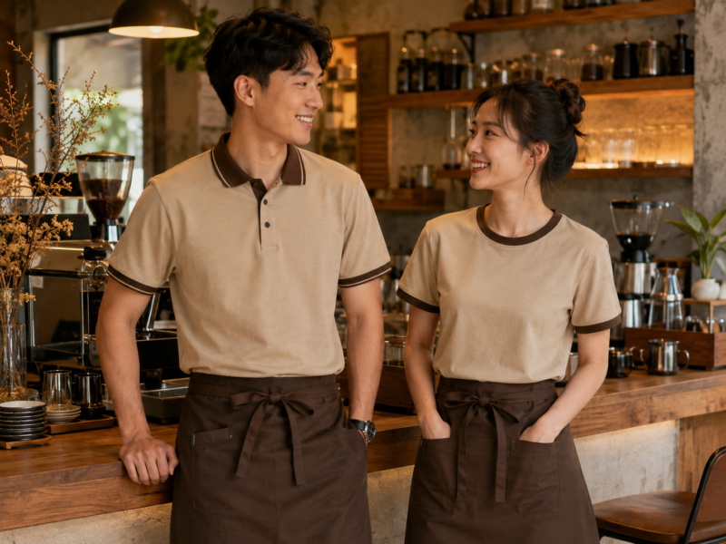 Áo polo đồng phục quán cafe
