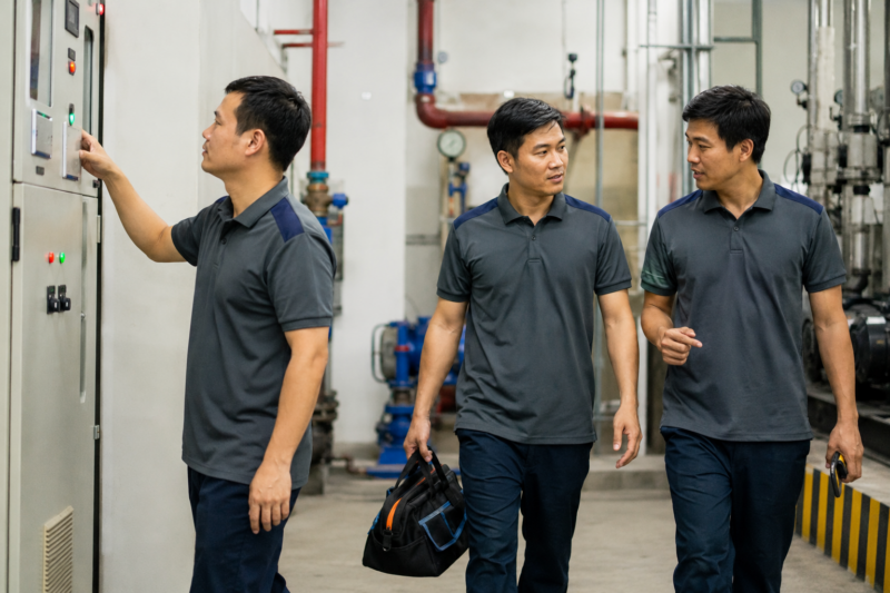 Áo thun đồng phục kỹ thuật