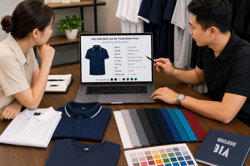 Báo giá áo thun đồng phục