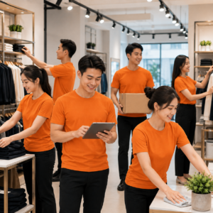 Cả cửa hàng Mẫu áo thun đồng phục bán hàng