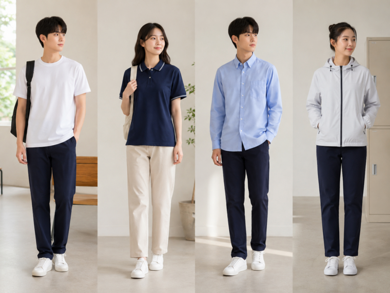 Các form áo đồng phục