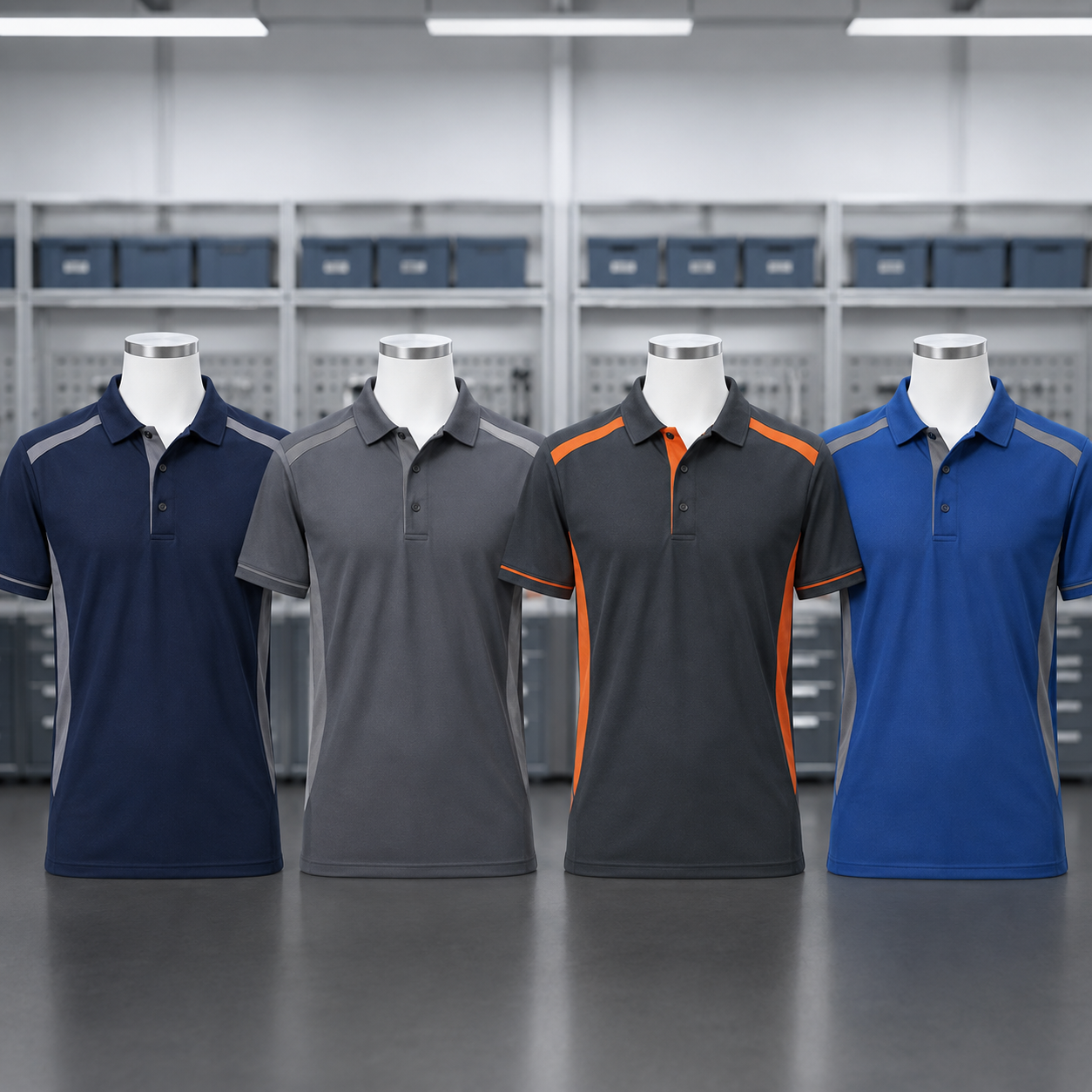 Các màu Mẫu áo polo đồng phục kỹ thuật Các màu Mẫu áo polo đồng phục kỹ thuật