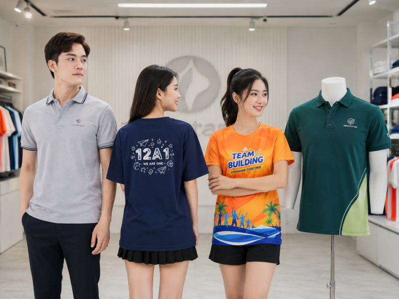 Các mẫu in áo đồng phục theo yêu cầu