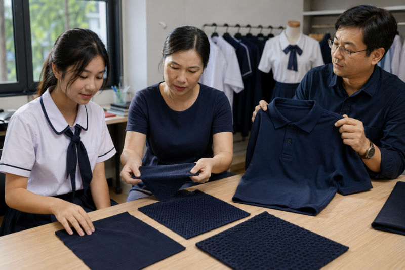 Chất liệu áo thun học sinh