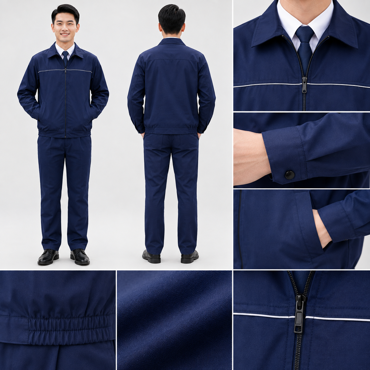 Chi tiết mẫu áo khoác gió đồng phục lái xe Chi tiết mẫu áo khoác gió đồng phục lái xe