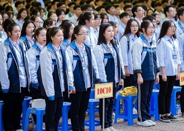 Đồng phục áo khoác gió học sinh