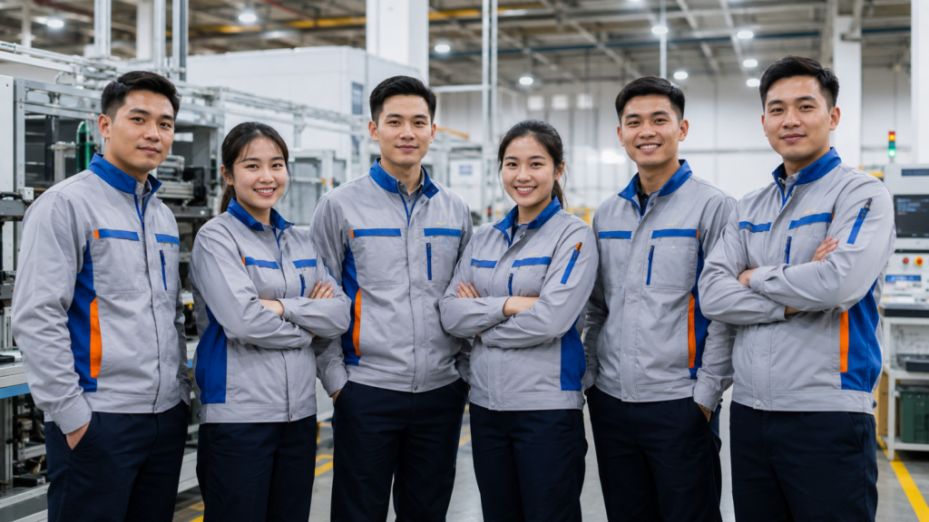 Đồng phục áo khoác gió kỹ thuật