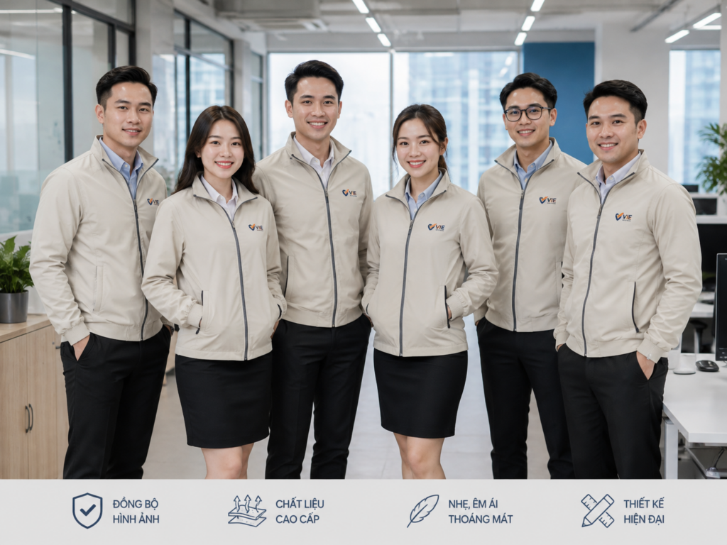 Đồng phục áo khoác gió văn phòng