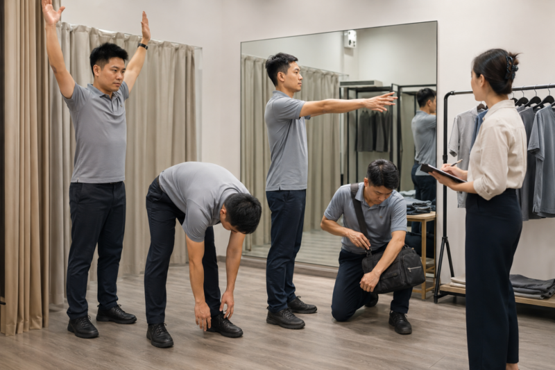 Form áo đồng phục kỹ thuật